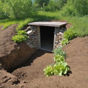 in ground root cellar