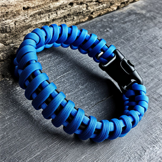 Blue Paracord Bracelet